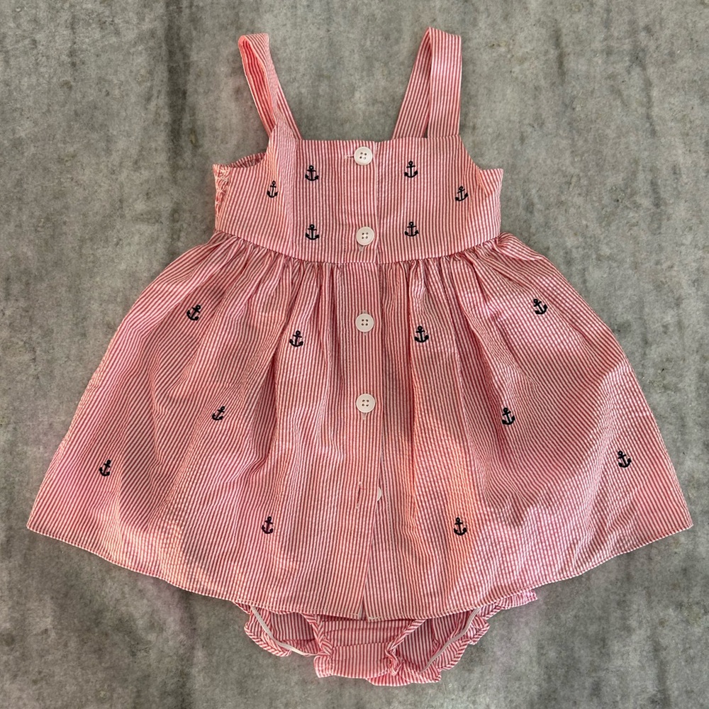 Starting Out Nautical/Anchor Dress Size 18M